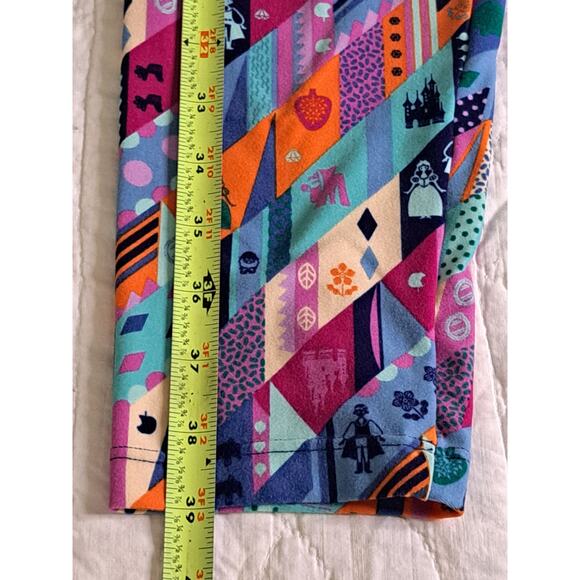 Women's LuLaRoe Disney colorful Stretch pants Size TC2 - Picture 6 of 8